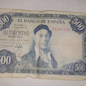 Antique Bank notes. Five of them from four different countries